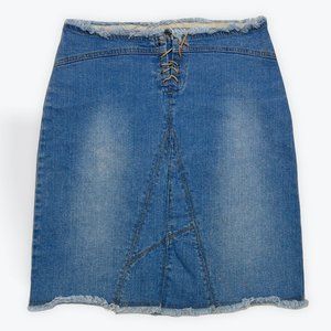 34x22 - Y2K Naked Angels Denim Skirt